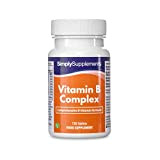 Vitamines B Complexe |Toutes les Vitamines du Groupe B| 120 Comprimés | Adapté aux Végétaliens | Jusqu’à 4 Mois de ...