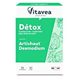 Vitavea - Artichaut Desmodium Complément alimentaire Détox - duo d'actifs d'origine naturelle - Elimination Digestion Bien être du foie - ...