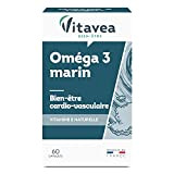 Vitavea - Complément Alimentaire Cardio Vasculaire, Bien Être - Omega 3 Marin (Huile de Poisson) - Source d'EPA et DHA ...