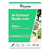 Vitavea - Detox Bien être du Foie Elimination - Complément Alimentaire Détox Foie, Digestion, Transit Intestinal, Draineur - Artichaut, Radis ...