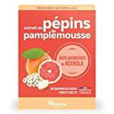 Vitavea - Extrait de Pépins de Pamplemousse Epp + Vitamine C : Défenses Naturelles * 56 Comprimés * Concentré en ...