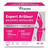 Vitavea - Préparation minceur Expert Brûleur graisses installées et Ventre plat - Programme Intensif 24h double action Jour / Nuit ...