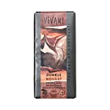 Vivani Chocolat nougat noir orangic, 100 g