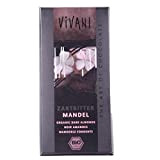 Vivani Organic Chocolate | Dark Choc & Almonds | 2 x 100g