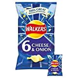 Walkers Crisps - Cheese & Onion (6x25g)