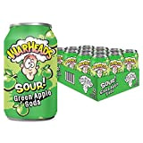 Warheads - Soda fruité aigre aux saveurs classiques Warheads - 12 boîtes de 255 ml (pomme verte)