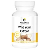 Warnke Vitalstoffe Igname Sauvage - Extrait - 100 gélules- Végétarien - 20% de diosgénine, vitamine C et E bêta-carotine, zinc ...