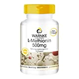 Warnke Vitalstoffe L-Methionine 500 mg - 120 gélules - Végétarien - proteinogènes essentiels