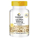 Warnke Vitalstoffe Lécithine 500mg - 100 gélules - Lécithine de soja