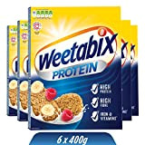 Weetabix Céréales de petit-déjeuner protéinées 6 x 440 g - Petit déjeuner complet du Royaume-Uni - Céréales saines avec beaucoup ...