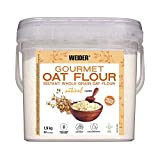 Weider Gourmet Oat Flour - Farine dÁvoine instantanée- Nature- Haute Teneur en Hydrates de Carbone- Enrichie en Protéines Végétales- 100% ...