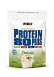 WEIDER Protein 80 Plus protéine en poudre, Pistache, faible teneur en glucides, mélange de lactosérum de caséine multi-composants pour shakes ...