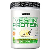 Weider Vegan Protein Powder - Goût Vanille - protéines de pois et de riz - 100% vegan - sans gluten ...