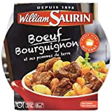 William Saurin Boeuf Bourguignon et Ses Pommes de Terre 300 g - Lot de 4