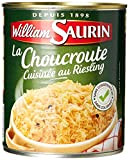 William Saurin Choucroute Cuisinée au Riesling 810 g - Lot de 6