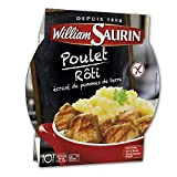 William Saurin - La barquette 300g - Poulet Rôti et son Ecrasé de Pommes de Terre