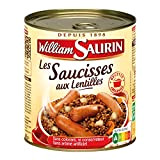 William Saurin Saucisses aux lentilles la Boîte 840 g