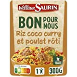 William Saurin William saurin - doypack bons pour nous riz et poulet roti, sauce coco curry 300g - Le sachet ...