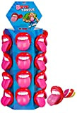 WOM Tongue, Sucettes Bonbons en Forme de Bouche qui Sortent la Langue | Lollipop Multicolore | Saveur de Fraise | ...