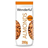 Wonderful Pistachios & Almonds - Amandes sans sel 200g mûries sous le soleil californien