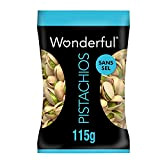 Wonderful Pistachios & Almonds - Pistaches sans sel 115g mûries sous le soleil californien - lot de 12