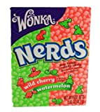 Wonka Nerds Wild Cherry and Watermelon Box 46.7g by NA