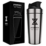 X SIM FITNESSX Sport Fitness Shaker acier inoxydable Protéines Bottle de protéines | Bottle de protéines Conservation de la chaleu ...