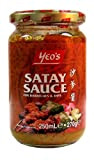 YEO'S Sauce SATAY / Saté pour barbecue et accompagnement 250ML - Sans conservateur (Lot de 2 pots)