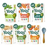 Yooji - 28 Repas Bio Pour Bébé dès 4 Mois Spécial Diversification Alimentaire - Purées de Légumes Lisses - Petit ...
