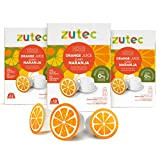 Zutec - Capsules de jus d'orange - Compatible avec les machines à café Nescafé Dolce Gusto®* - 3 Paquets de ...