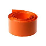 ZZALLL Kit d'enveloppe de Tube de Gaine thermorétractable pour Batterie Plat-Orange