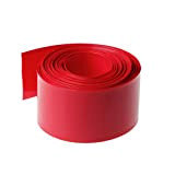 ZZALLL Kit d'enveloppe de Tube de Gaine thermorétractable pour Batterie Rouge Plat